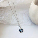 Nazar Eye Necklace Silver nz
