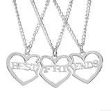 Necklace for 3 friends Silver nz
