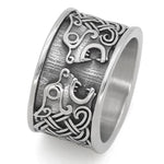 Nordic Bear Head Ring 9 (59.5 mm) nz