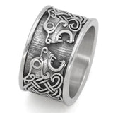 Nordic Bear Head Ring 9 (59.5 mm) nz