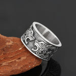 Nordic Bear Head Ring 9 (59.5 mm) nz
