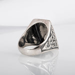 Nordic Fenrir signet ring nz
