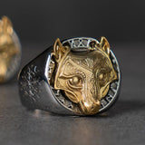 Nordic Wolf Ring nz