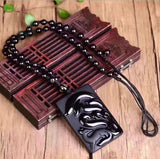Obsidian fox necklace nz