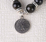 Obsidian Tree of Life Bracelet nz