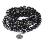 Obsidian Tree of Life Bracelet nz