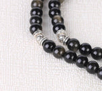 Obsidian Tree of Life Bracelet nz