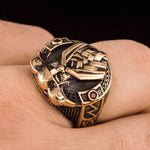 Odin Bronze Ring 5 (49.32 mm) nz