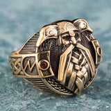 Odin Bronze Ring 5 (49.32 mm) nz