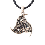 Odin Horn Necklace Bronze nz