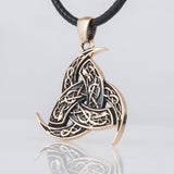 Odin Horn Necklace Bronze nz