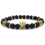 Onyx crown bracelet Black nz