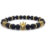 Onyx crown bracelet Black nz