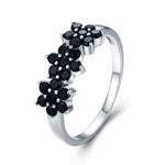Onyx flower ring 51.9 mm nz