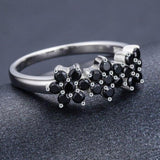 Onyx flower ring nz