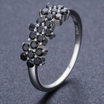 Onyx flower ring nz