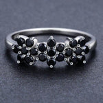 Onyx flower ring nz