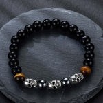 Onyx Skull Bracelet nz