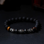 Onyx Skull Bracelet nz