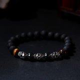 Onyx Skull Bracelet nz
