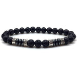 Onyx stone bracelet Black lava nz