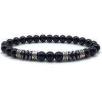 Onyx stone bracelet High gloss black nz