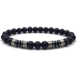 Onyx stone bracelet Matt black nz