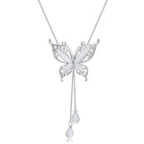 Opal butterfly necklace nz
