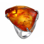 Orange amber ring nz