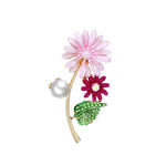 Orchid brooch Unique nz