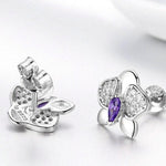 Orchid earrings nz