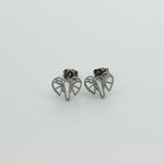 Origami elephant earrings Black nz