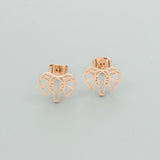 Origami elephant earrings Pink nz