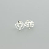 Origami elephant earrings Silver nz