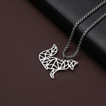 Origami fox necklace money nz