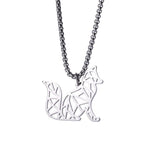 Origami fox necklace money nz