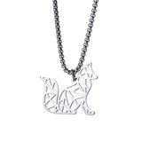 Origami fox necklace money nz