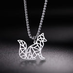 Origami fox necklace money nz