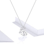 Origami Heart Necklace nz