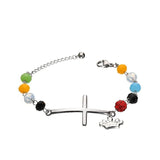Original cross bracelet Silver nz