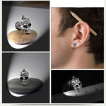 Original Skull earrings Silver nz