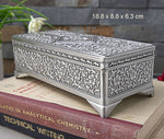 Ornate Silver Keepsake Box Medium size nz