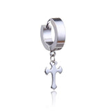 Orthodox cross earrings Silver nz