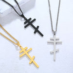 Orthodox cross necklace Silver nz