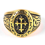 Orthodox cross ring 56 mm nz