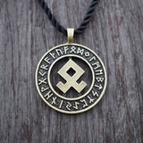 Othala Rune Necklace Bronze nz