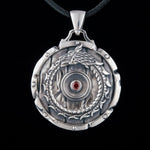 Ouroboros dragon necklace silver nz