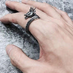Ouroboros dragon ring nz