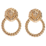 Oval lion earrings nz