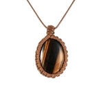 Oval Tiger Eye Necklace nz